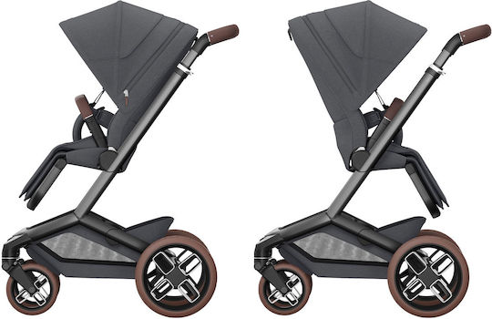Maxi-Cosi Fame Twillic Бебешка количка 2 в 1 Графит 13.5кг
