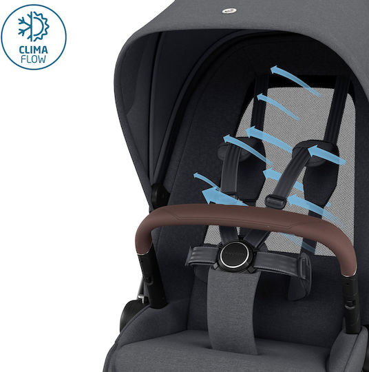 Maxi-Cosi Fame Twillic Бебешка количка 2 в 1 Графит 13.5кг