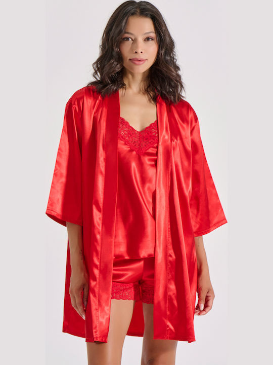 Milena by Paris Winter Babydoll Red