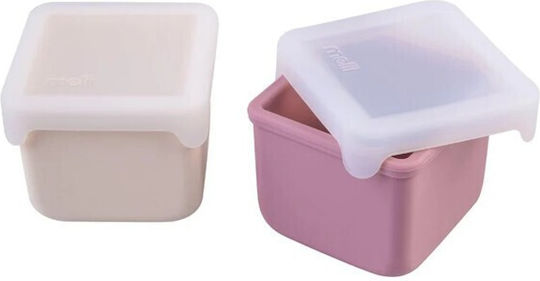 Melii Microwave Silicone Lunch Box Multicolour 2pcs