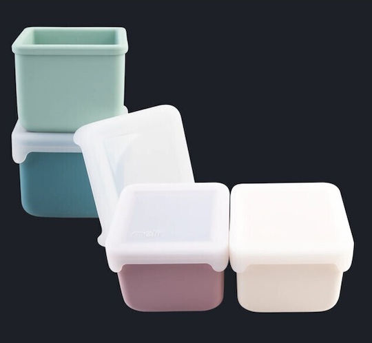 Melii Microwave Silicone Lunch Box Multicolour 2pcs