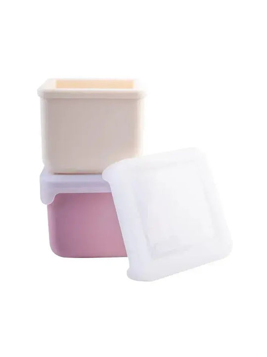 Melii Microwave Silicone Lunch Box Multicolour 2pcs