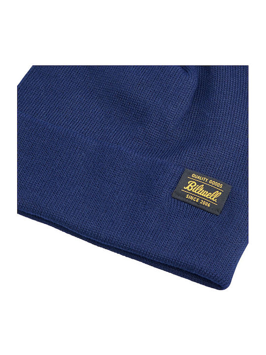 Beanie Unisex Beanie Knitted in Navy Blue color