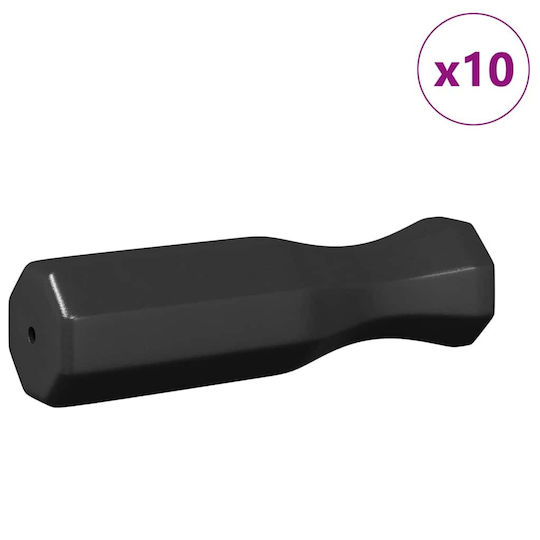 Лостове За Джаги 10 Бр Черни 3,1 X 3,1 X 17,8 См