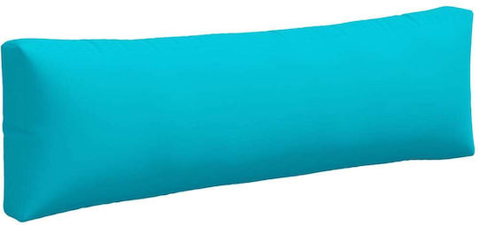 vidaXL Pernă Waterproof Pentru Bancă Perne Pentru Scaune De Grădină Cu Spătar Turcoaz 3 Bucăți