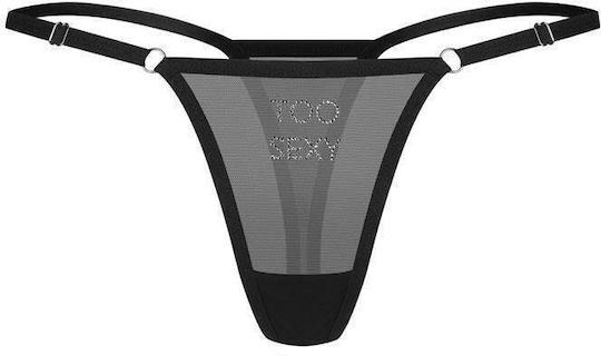 Obsessive Violami Too Sexy Thong Black Ob7738