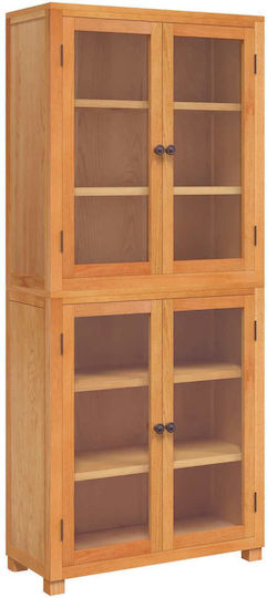 vidaXL Büroaufbewahrungsschrank aus Holz Braune 80x35x185cm