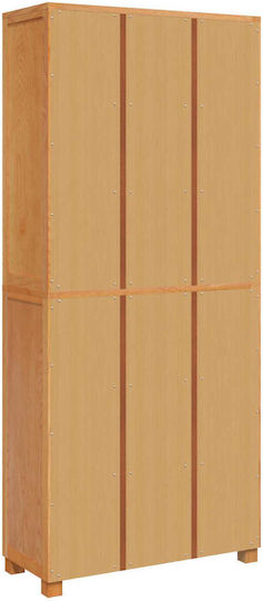 vidaXL Büroaufbewahrungsschrank aus Holz Braune 80x35x185cm