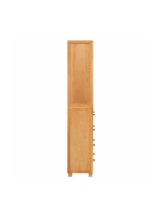 Ντουλάπα Γραφείου Ξύλινη Καφέ 80x35x185cm