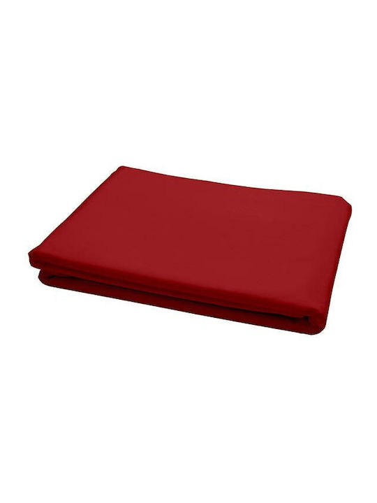 Sunshine Sheet Sets Single 165x270cm. Cotton Feelings 113 113 Red 3pcs