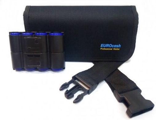 Plastic Waiter Waist Bag / Pouch with 8 Number of Spit 22.5x6.5x11cm Pw8