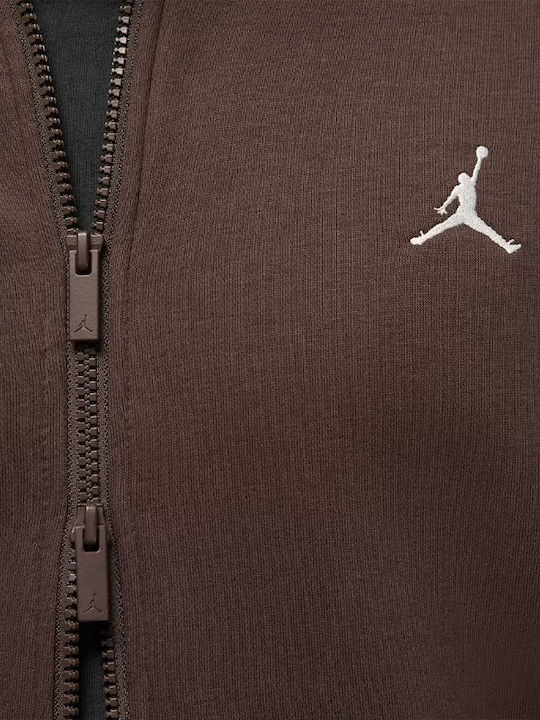 Brooklyn Cardigan With Brown Hood