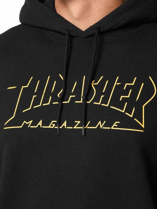Thrasher Black with Hood
