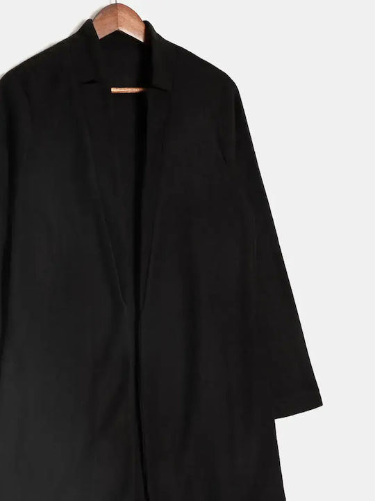 Damenmäntel Zakehta Schwarz Größe 3xl
