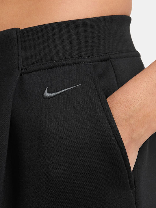 Nsw Παντελόνι Φόρμας Fleece Μαύρο
