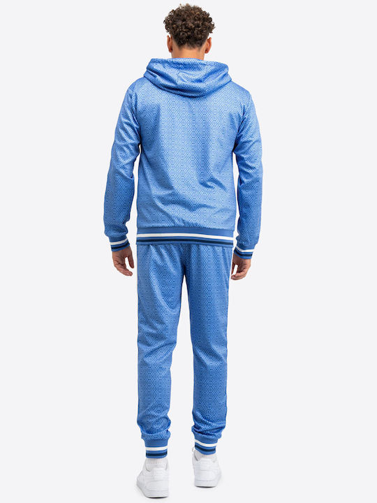 Chain Track Navy/baby Blue