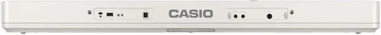 Casio Keyboard CT-S1 with 61 Dynamic Keys with Stand, Headphones and Music Stand White & Τροφοδοτικό