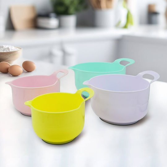 Zenker Rührschüssel Kunststoff mit Durchmesser 19cm. 4Stück