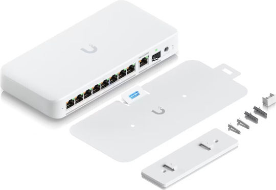 Ubiquiti Flex 2.5G (w/o Power Supply) Managed L2 PoE+ Switch with 8 Ethernet Ports