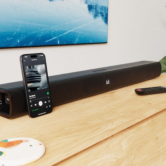 Majority Naga 80 Саундбар 2.1 Bluetooth и HDMI 140W с Дистанционно Черен