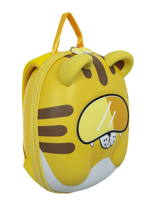 Cute Tiger Eva Παιδική Τσάντα Πλάτης Κίτρινη 28x28x12εκ.