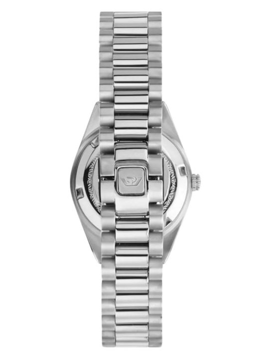 Philip Watch Damen Uhr mit Silber Metallarmband