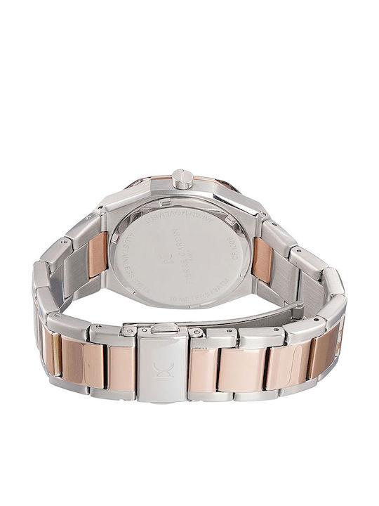 Pierre Cardin Γυναικείο Ρολόι 32mm Μπαταρίας με Ροζ Χρυσό Μεταλλικό Μπρασελέ