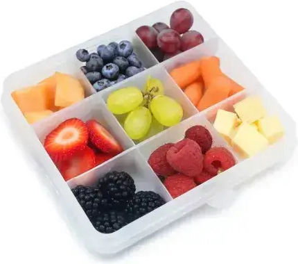 Melii Snackle Box Recipient pentru copii din plastic 0.1lt Verde