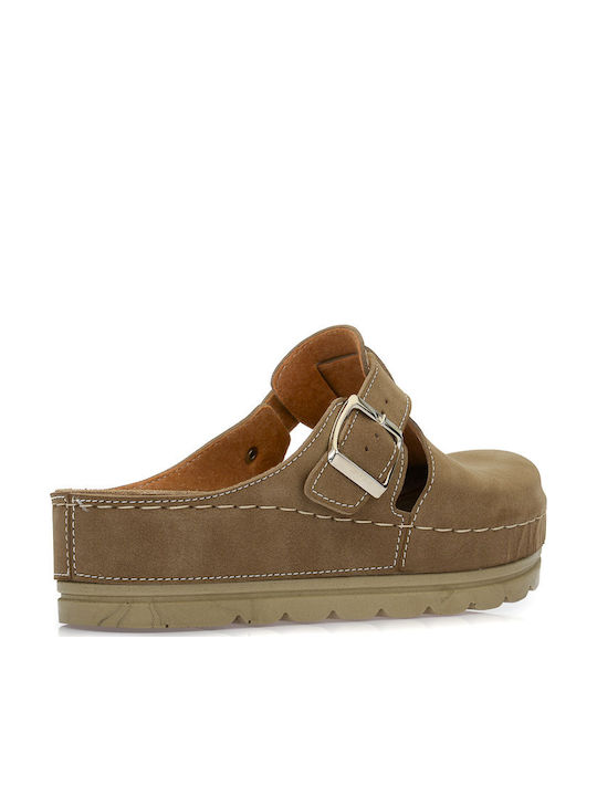 Comfort Way Shoes Γυναικεία Ανατομικά Σαμπό Καφέ Comfort Way Shoes Γυναικεία Ανατομικά Σαμπό Καφέ