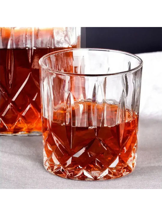 Vilde Glass Whiskey Decanter with Stopper & Glasses 900ml 5pcs