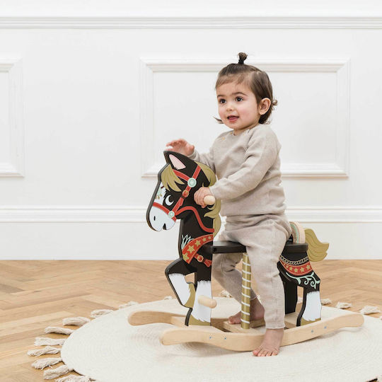 Wooden Rocking Toy Horse Brown