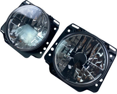 Front Cross Lights Vw Golf Ii 1983-1993 Chrome Without Bulbs Set 2 Pieces Volkswagen Depo