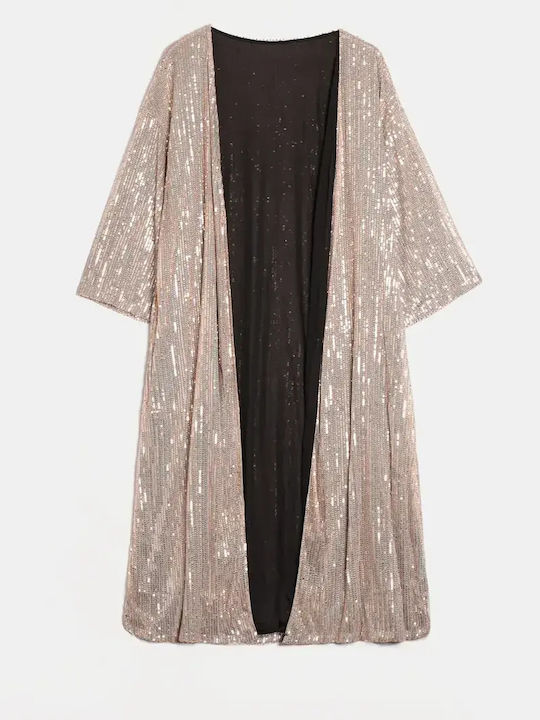 Kimono Oversized Sequins Gold Size L XL