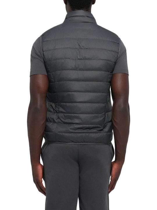 Sleeveless Winter Jacket Puffer Charcoal