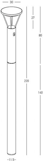 Zambelis Lights Соларна Светлина 5W 3000К IP54