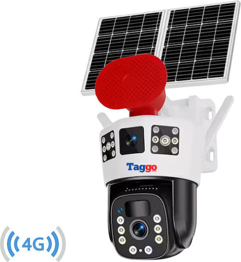 Cameră de Supraveghere 4G 6K Ultra HD Cameră Dublă 12MP Panou Solar 20W Încărcare Rotire Controlată prin Aplicație Impermeabilă IP66