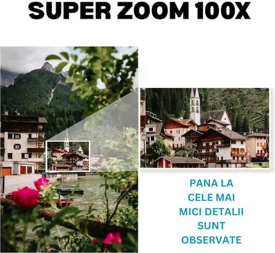 4g Surveillance Camera 10k 20mp 100x Zoom 3 Lenses App Control Two-way Communication Auto Tracking Multi Lens