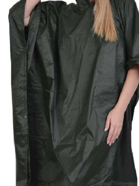 Ergo Waterproof and Windproof Work Poncho Khaki