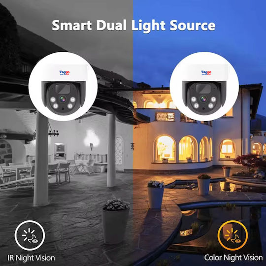 Sistem De Supraveghere Outdoor Cu 4 Camere 360 Wireless Profesional Încărcare Solară 4 Canale Hd 4mp Wireless Monitor Lcd Ir 30m