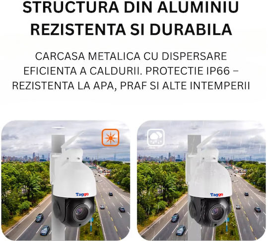 Wi-Fi Surveillance Camera 5MP 18x Optical Zoom Motion Detection IP66