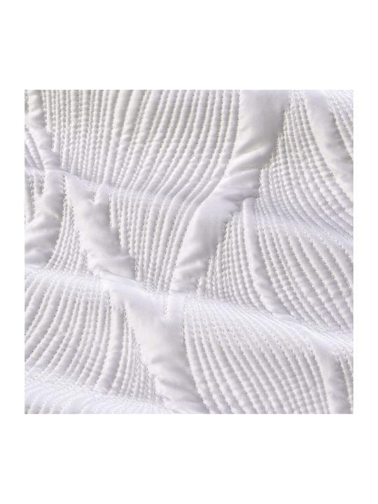 Liolios Home Lily Σετ Σεντόνια Υπέρδιπλα 250x240εκ. White (4τμχ)
