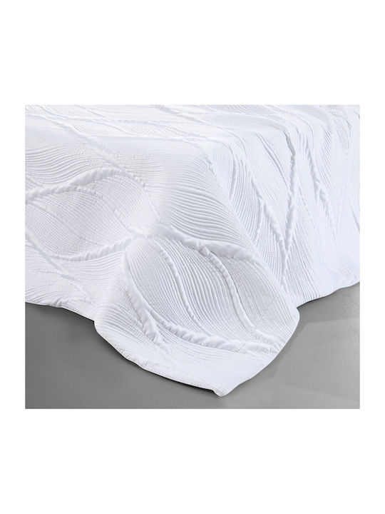 Liolios Home Lily Σετ Σεντόνια Υπέρδιπλα 250x240εκ. White (4τμχ)