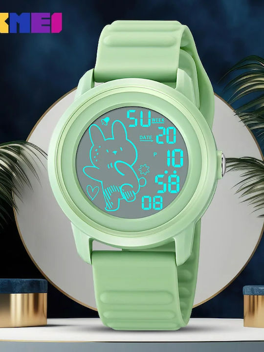 Skmei Παιδικό Ψηφιακό Ρολόι 40.8mm Πράσινο