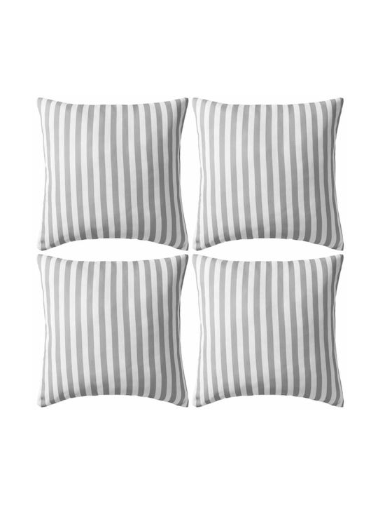 vidaXL Възглавница за диван Сива 45x45см