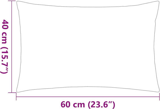 vidaXL Възглавница За Диван Зелен 40x40см