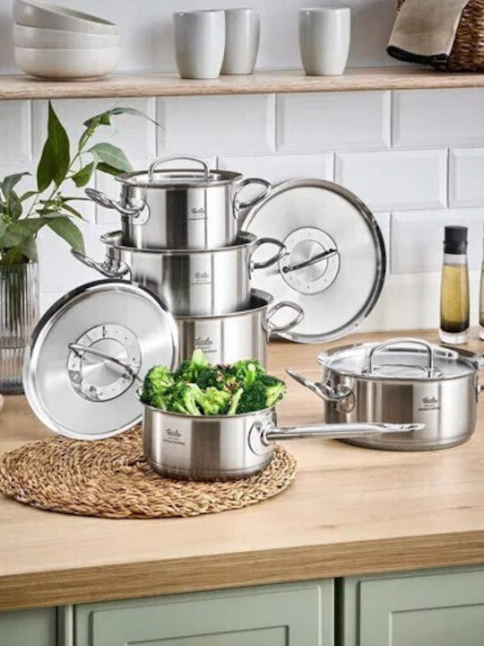 Fissler Profi Σετ Κατσαρόλες από Ανοξείδωτο Ατσάλι 5τμχ