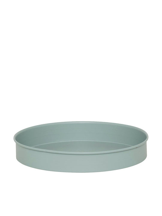 Atmosphera Veraman Metal Turquoise Plant Pots with Stand 30x30x44.3cm Set of 2