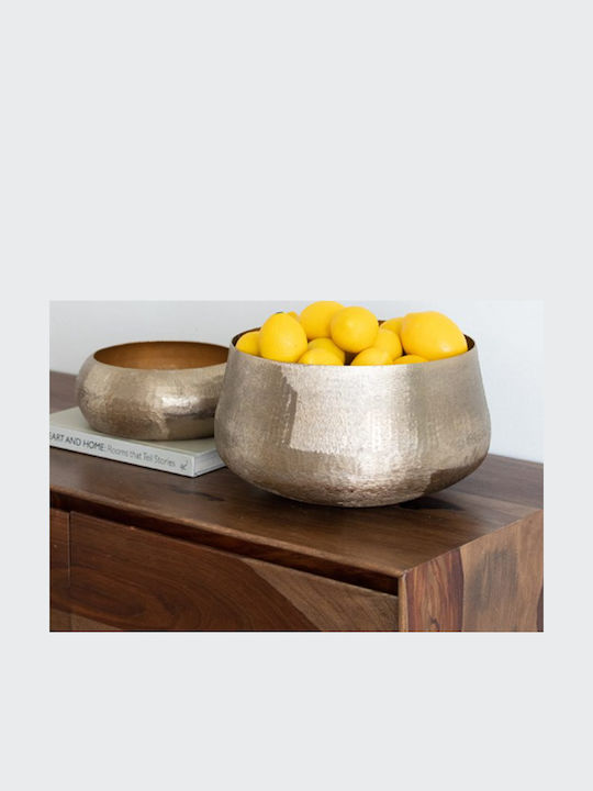 Artekko Planter Aluminum Gold 19.5x19.5x33cm.