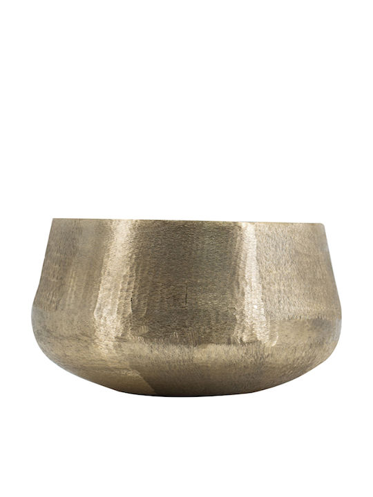 Artekko Planter Aluminum Gold 19.5x19.5x33cm.