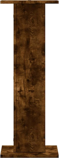 vidaXL Vaze Pentru Plante Din Lemn Maro Cu Suport 30x30x80cm 2 Buc